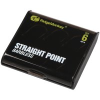 RidgeMonkey háček RM-Tec Straight Point Barbless Velikost 8