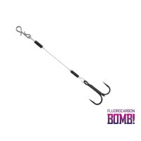 Delphin hotový návazec BOMB! Twisto RIGS Fluorocarbon / 3ks