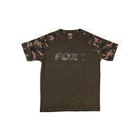 Fox triko Raglan Khaki Camo T-Shirt