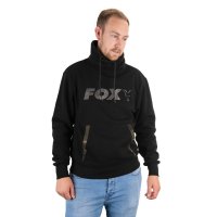 Fox mikina Black/Camo Print High Neck vel.S