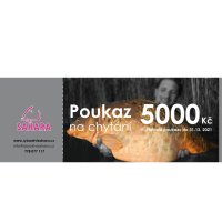 Sahara dárkový poukaz 5000 Kč