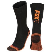 Fox ponožky Collection Black/Orange Thermolite long sock vel.10-13 (EU 44-47)