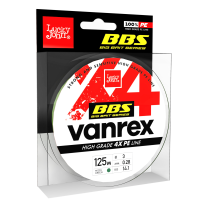 Lucky John šňůra Vanrex X4 Braid 125m 0,12mm Moss Green