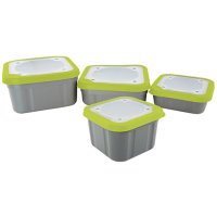 Matrix krabička Grey/Lime Bait Boxes Solid Top 1.1pt (0,63l)