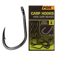Fox háčky Carp Hooks Wide Gape Beaked vel.6 10ks