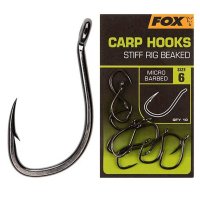Fox háčky Carp Hooks Stiff Rig Beaked vel.4 10ks