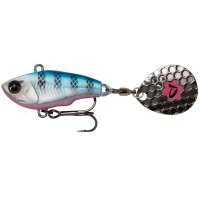 Savage Gear třpytka Fat Tail Spin 5,5cm 9g Sinking Blue Silver Pink
