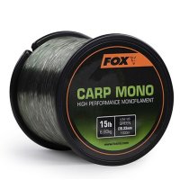 Fox vlasec Carp Mono Zelená 1000m 0,30mm 12lb