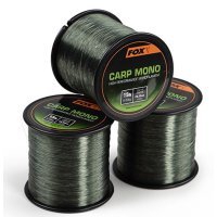 Fox vlasec Carp Mono Zelená 1000m 0,30mm 12lb