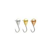 Lucky John Mormyshka Wolfram Tungsten Ice Jig Drop, barva 01