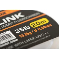 Fox fluorocarbon Edges Link Illusion čirý 20m 25lb 0,53mm