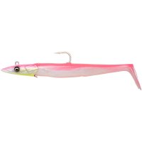 Savage Gear gumová nástraha Sandeel V2 15,5cm 46g Sinking Pink Pearl Silver 2+1