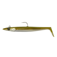 Savage Gear gumová nástraha Sandeel V2 Sinking Khaki 2+1