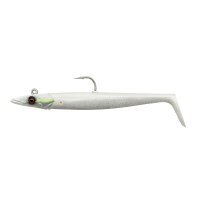 Savage Gear gumová nástraha Sandeel V2 Sinking White Pearl Silver 2+1