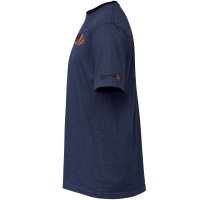 Savage Gear triko Signature Logo T-Shirt Blue Melange