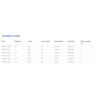 Mikado háčky Sensual - Zander vel. 1 modrá