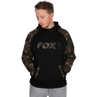 Fox mikina Black/Camo Raglan Hoodie vel.XXL