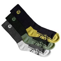 RidgeMonkey ponožky APEarel Crew Socks 3ks vel. 6-9