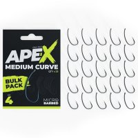 RidgeMonkey háčky Ape-X Medium Curve Barbed Bulk Pack 25 ks