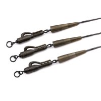 Korda návazce Kable Leadcore Leader Hybrid Lead Clip 50cm Gravel