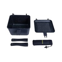 RidgeMonkey pánev Connect Deep Pan and Griddle Granite Edition