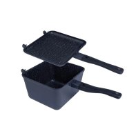 RidgeMonkey pánev Connect Deep Pan and Griddle Granite Edition