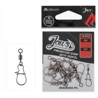 Mikado karabina s obratlíkem JAWS PREDATOR 093 vel.XXL