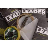RidgeMonkey montáže Spectre Fluorocarbon Uni Lead Clip Leader 45lb 1m