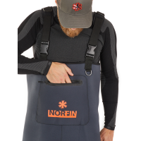 Norfin brodící kalhoty Waders Shadow Neoprene Bootfoot vel. 44-L