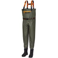 Prologic brodící kalhoty Inspire Chest Bootfoot Wader Eva Sole Green L 42/43