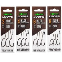 Korda hotové montáže Loop Rigs Klor
