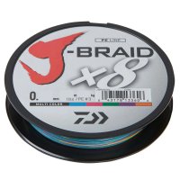 Daiwa pletená šňůra J-Braid X8 150m 0,18mm 12,0kg Multi-color