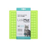 LickiMat Lízací Podložka Playdate pro Kočky Zelená