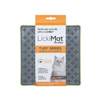 LickiMat Lízací Podložka Buddy Tuff pro Kočky Zelená