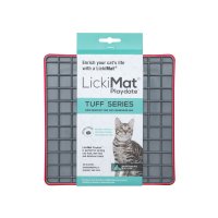 LickiMat Lízací Podložka Playdate Tuff pro Kočky Červená
