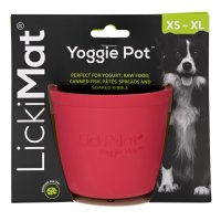 LickiMat Lízací Kelímek Yoggie Pot Růžový