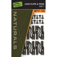 Fox závěsky Edges Naturals Lead Clips Pegs vel. 7