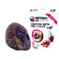 LK Baits Pet Nutrigo Dog Pamlsek Zvěřina s Rybí Omáčkou,L-XL,200g