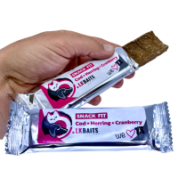 LK Baits Pet SNACK FIT, Treska-Herring-Brusinka, 20g