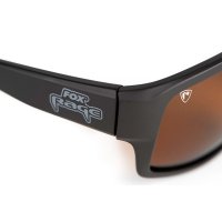 Fox brýle Rage Floating Wrap Dark Grey Sunglasses Brown Lenses With Mirror Finish