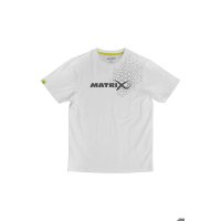 Matrix triko Hex Print T-Shirt White vel.3XL
