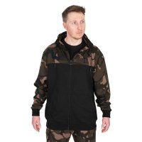 Fox mikina LW Black/Camo Split Zip Hoody vel.L