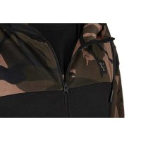 Fox mikina LW Black/Camo Split Zip Hoody