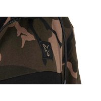Fox mikina LW Black/Camo Split Zip Hoody