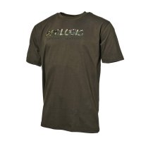 Prologic triko Camo Letter T-Shirt olive green