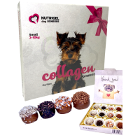 LK Baits Pet NUTRIGEL Collagen Bonbons Small - Kolagenová bonboniéra pro menší psy