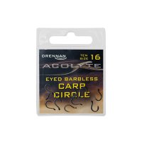 Drennan háčky Acolyte Carp Circle Barbless vel.16