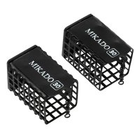 Mikado hranaté feederové krmítko se dnem ECO 30x30x55 černé 2ks