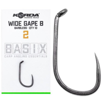 Korda háčky Basix Wide Gape Barbless
