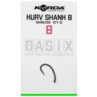 Korda háčky Basix Kurv Shank B vel.8 barbless